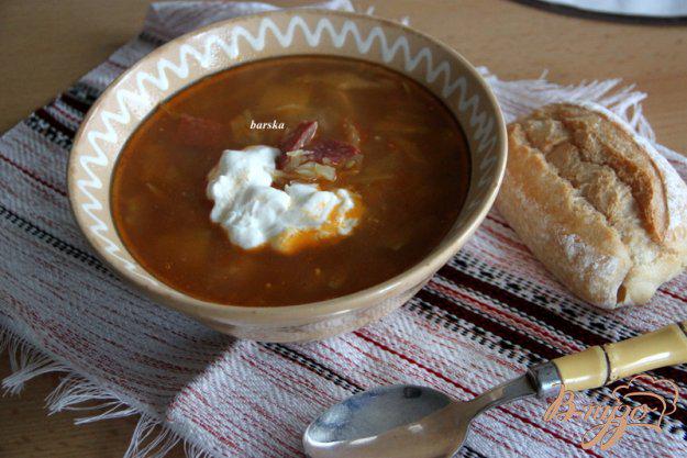 фото рецепта: Суп с капустой по-старочешски