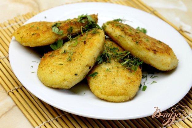 фото рецепта: Картофельные зразы фаршированные кабачком