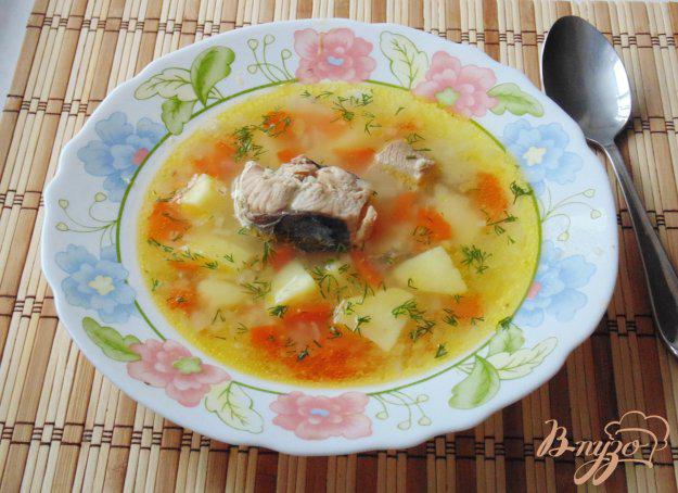 фото рецепта: Суп с горбушей и пшеном