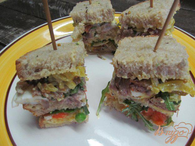 фото рецепта: Клаб-сэндвич -