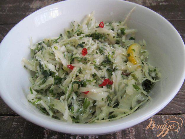 фото рецепта: Греческий салат из капусты
