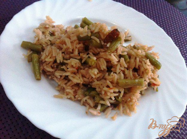 фото рецепта: Острый рис со спаржевой фасолью