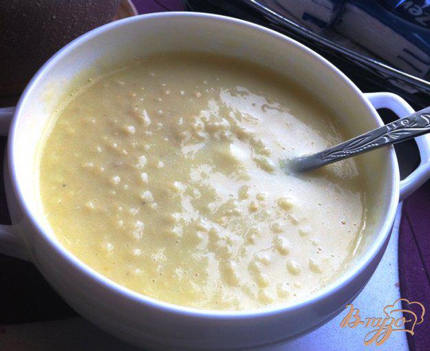 фото рецепта: Молочный суп из тыквы с пшеном для деток