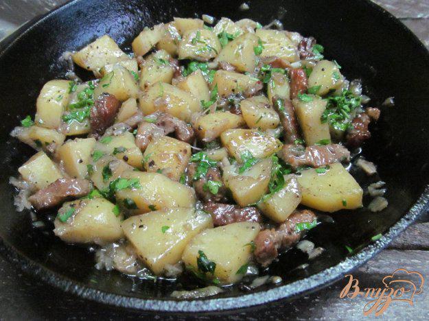 фото рецепта: Жаркое с картофелем и чесноком