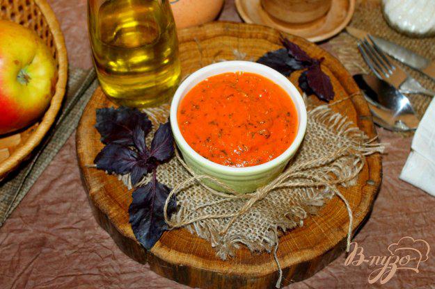 фото рецепта: Томатный соус с базиликом для заправки пасты