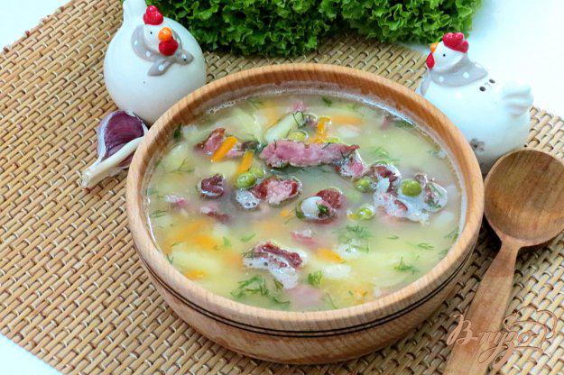 фото рецепта: Гороховый суп с двумя видами гороха