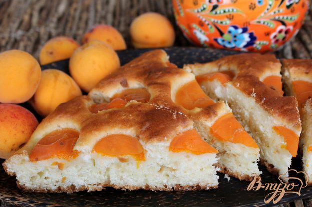 фото рецепта: Пирог с кокосовой стружкой и абрикосом