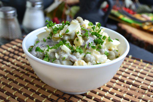 фото рецепта: Грибной салат с сыром