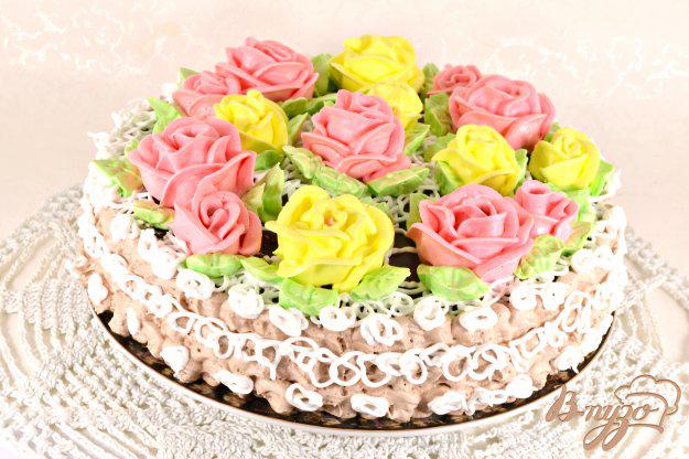 фото рецепта: Бисквитный торт «Розалия»