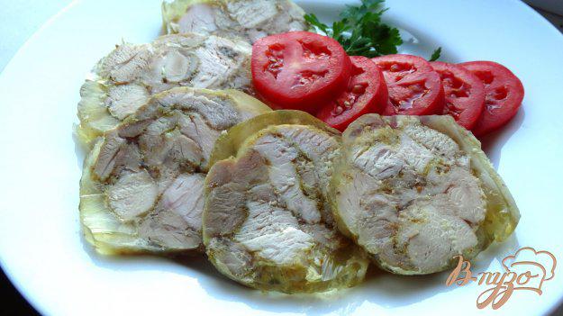 фото рецепта: Домашняя ветчинная колбаса из курицы