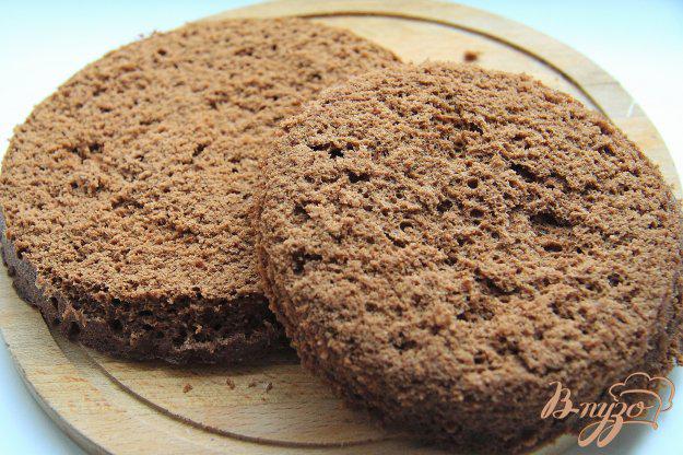 фото рецепта: Бисквит шоколадный в микроволновке