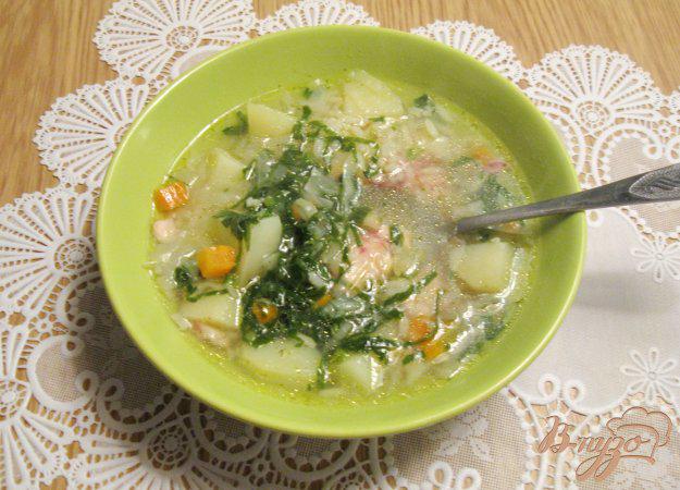 фото рецепта: Овощной суп со шпинатом
