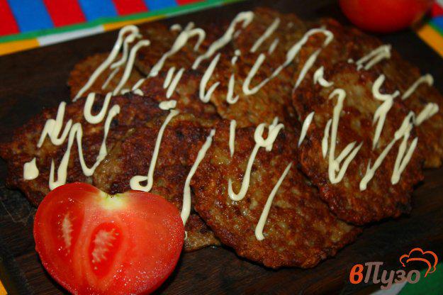 фото рецепта: Картофельные драники с печенью