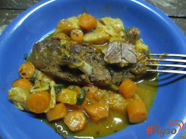 фото рецепта: Овощное рагу с бараниной