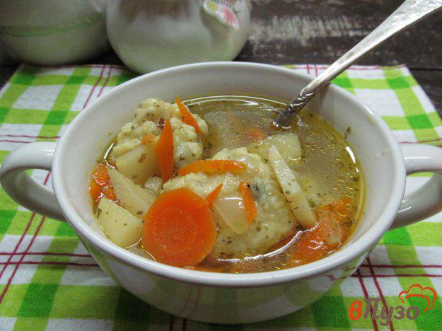 фото рецепта: Суп с горчичными клецками