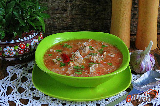 фото рецепта: Суп из свинины с рисом