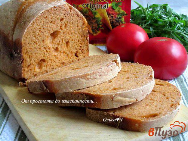 фото рецепта: Томатный хлеб с приправой «Тако»