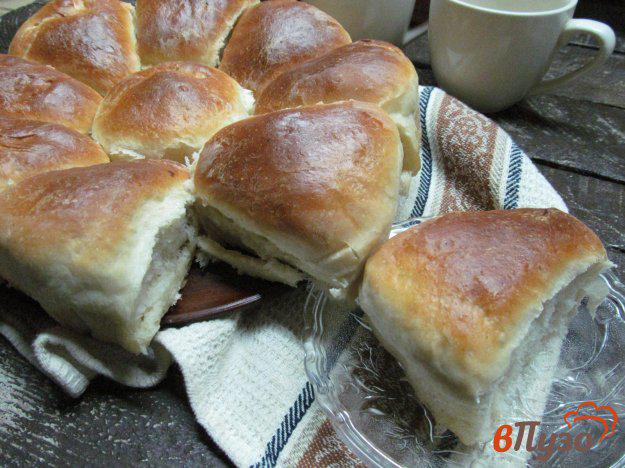 фото рецепта: Пирожки с капустой беконом и колбасой