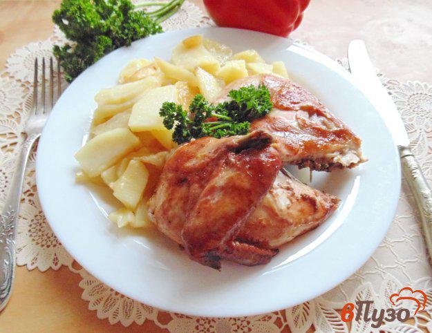 фото рецепта: Курица в маринаде запеченная в духовке