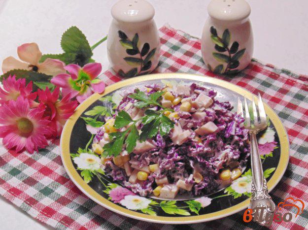 фото рецепта: Салат из пурпурной пекинской капусты