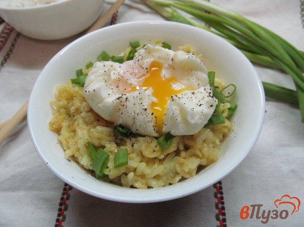 фото рецепта: Рис с вермишелью мивина и яйцом