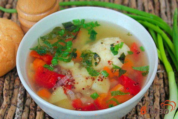 фото рецепта: Суп с киноа и овощами