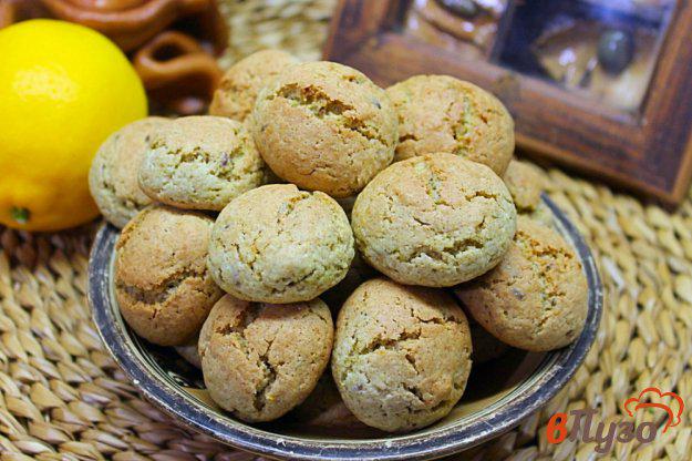 фото рецепта: Ржаное печенье с лимоном и семенами льна