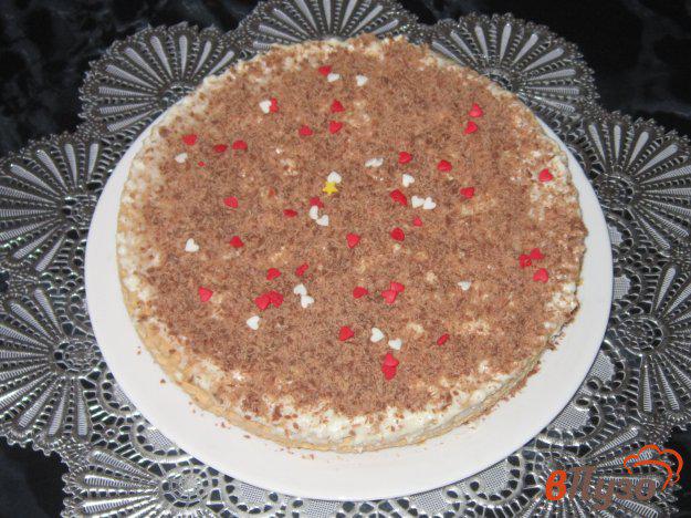 фото рецепта: Вафельный торт с творожным кремом