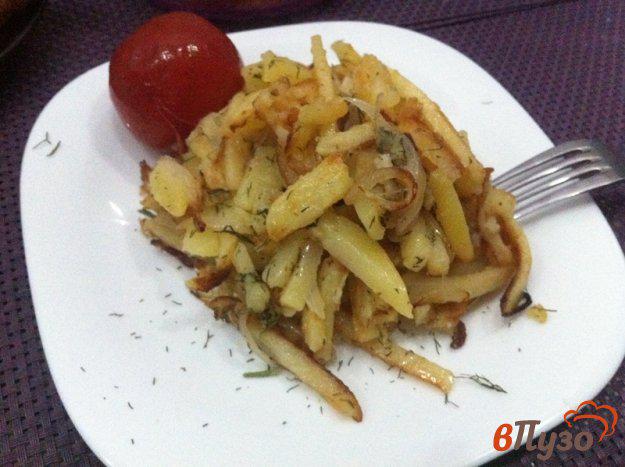 фото рецепта: Жаренный картофель на гарнир