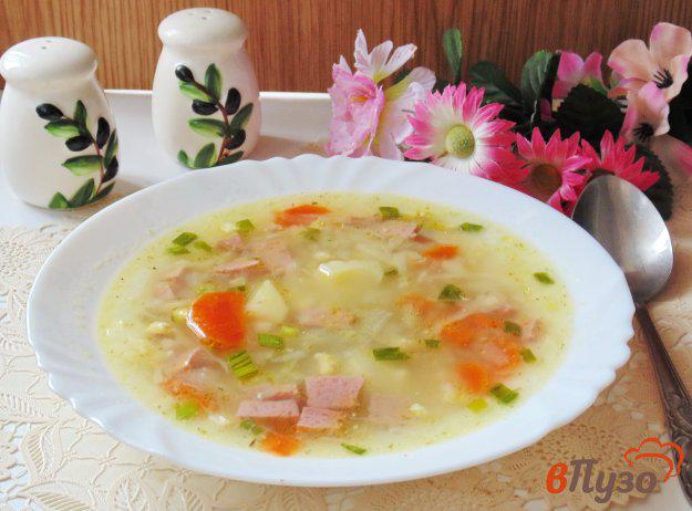 фото рецепта: Овощной суп с колбасой