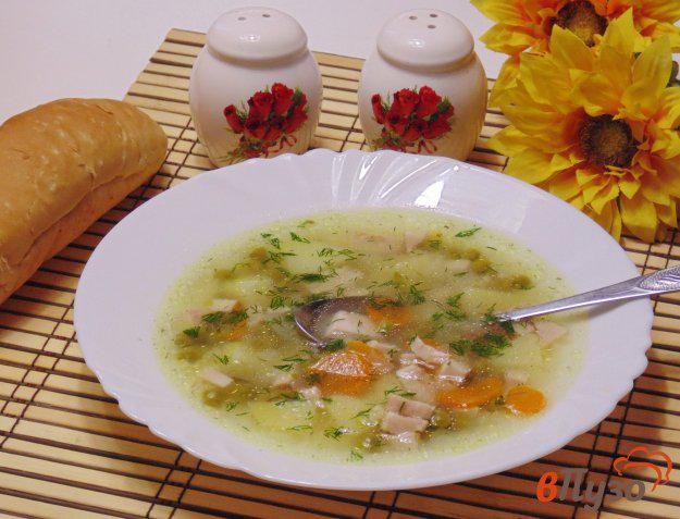 фото рецепта: Суп с пшеном и ветчиной