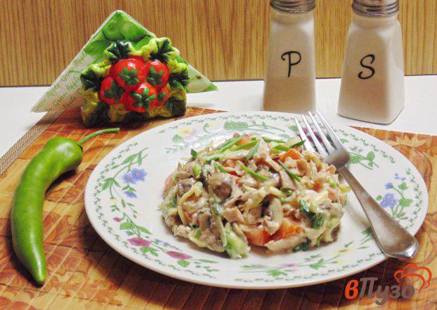 фото рецепта: Салат с курицей и шампиньонами