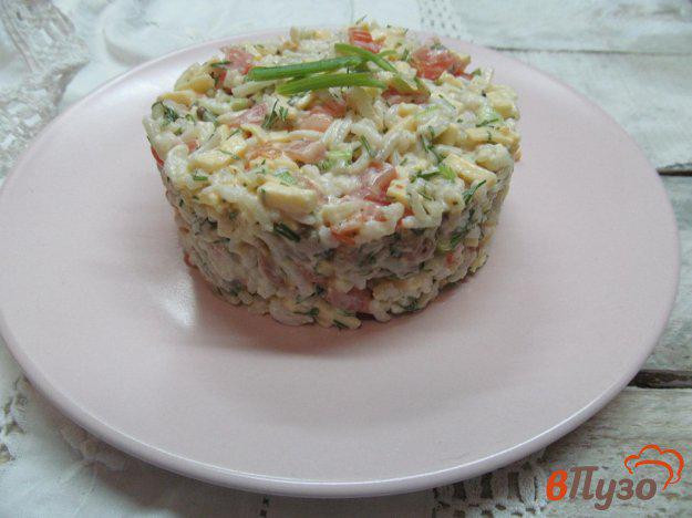 фото рецепта: Салат из риса с горбушей