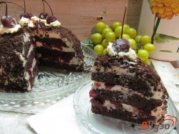фото рецепта: Торт «Пьяная вишня»