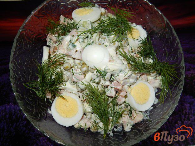 фото рецепта: Салат с копченой курицей
