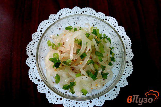 фото рецепта: Салат из маринованного лука