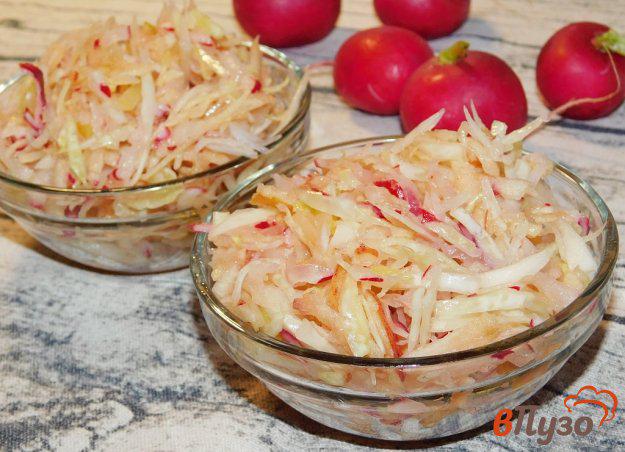 фото рецепта: Салат с редиской и яблоком