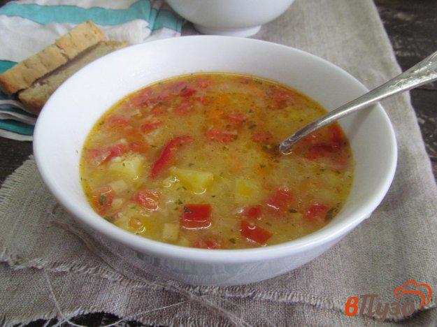 фото рецепта: Суп с крупой и цветной капустой