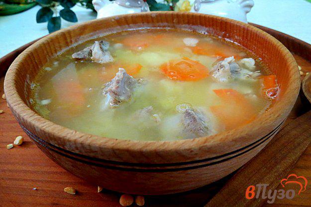 фото рецепта: Гороховый суп пюре со свининой