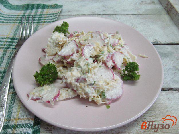 фото рецепта: Салат из репы с редисом
