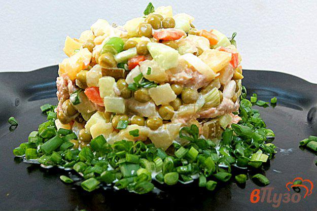 фото рецепта: Мясной салат с телятиной, летний