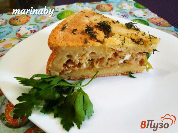 фото рецепта: Заливной пирог с капустой