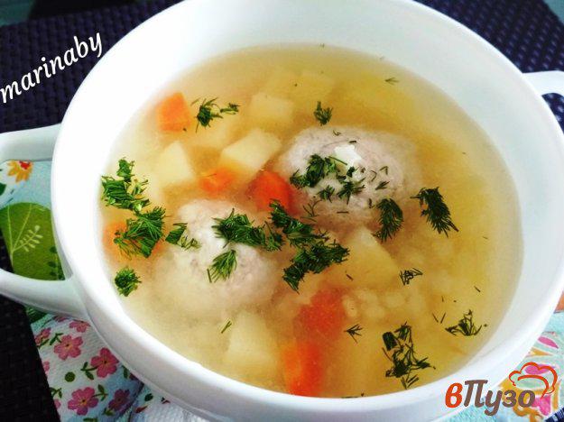 фото рецепта: Суп с фрикадельками в мультиварке