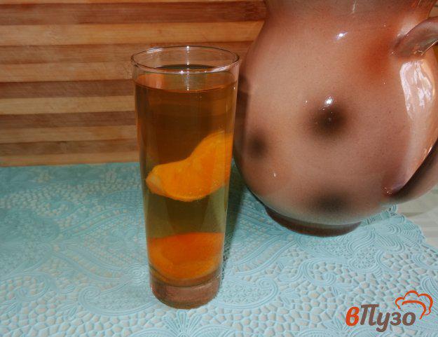 фото рецепта: Абрикосово-мандариновый компот с копченой грушей