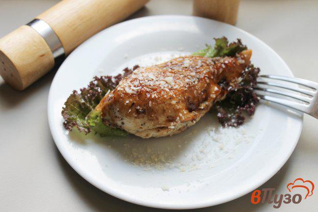 фото рецепта: Куриная грудка фаршированная лососем