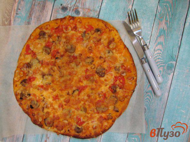 фото рецепта: Пицца с морепродуктами