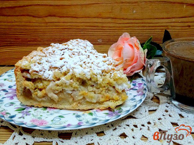фото рецепта: Песочный пирог с яблоками