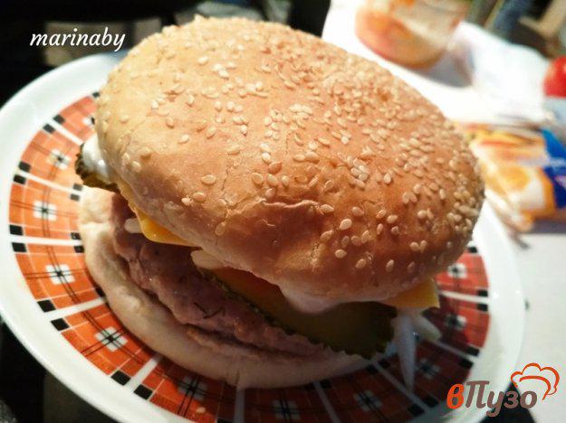 фото рецепта: Домашний чикенбургер