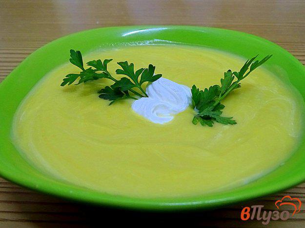 фото рецепта: Суп пюре из тыквы с чесноком