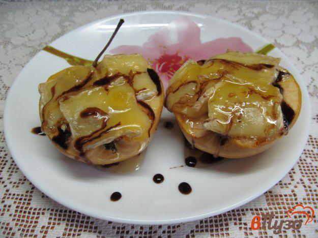 фото рецепта: Фаршированные яблоки тыквой под сыром